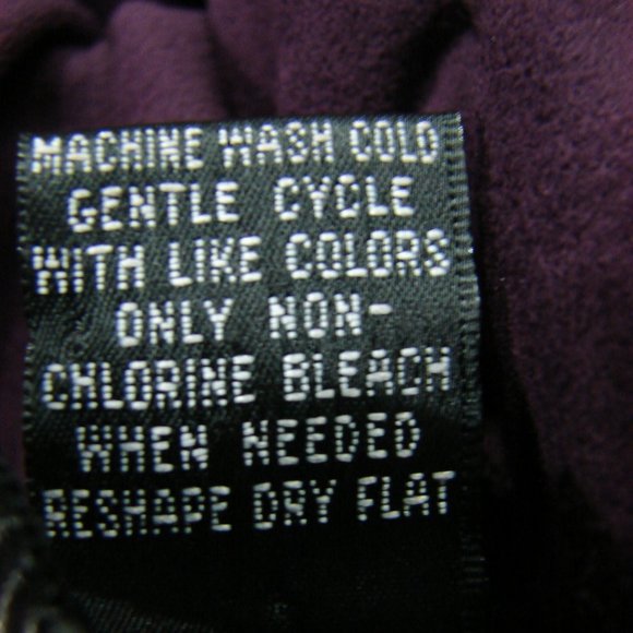 Plum Purple Microsuede Microfiber Long Sleeve Peasant Scoop Neck Top - Picture 9 of 16